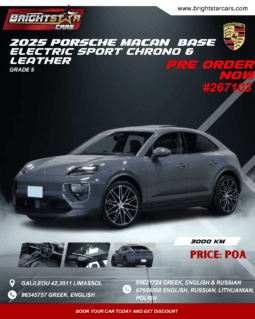 
										2025 PORSCHE MACAN BASE ELECTRIC SPORT CHRONO AND LEATHER #267103 full									