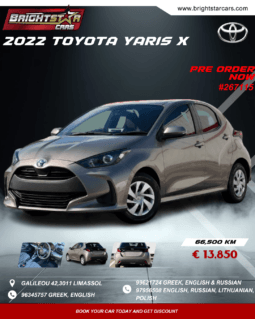 
										2022 TOYOTA YARIS X #267115 full									